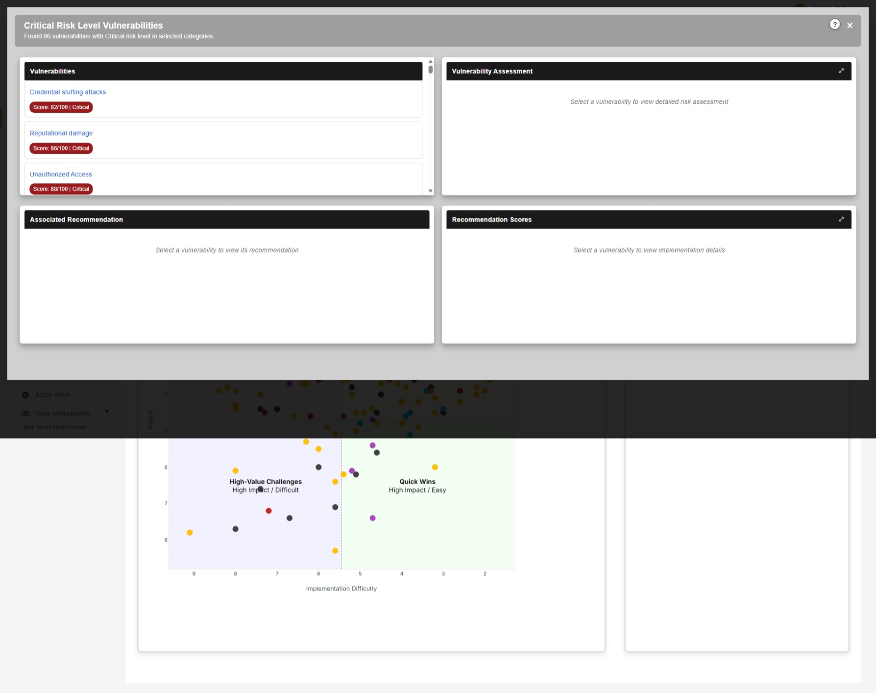 Critical Vulnerabilities Drill-Down