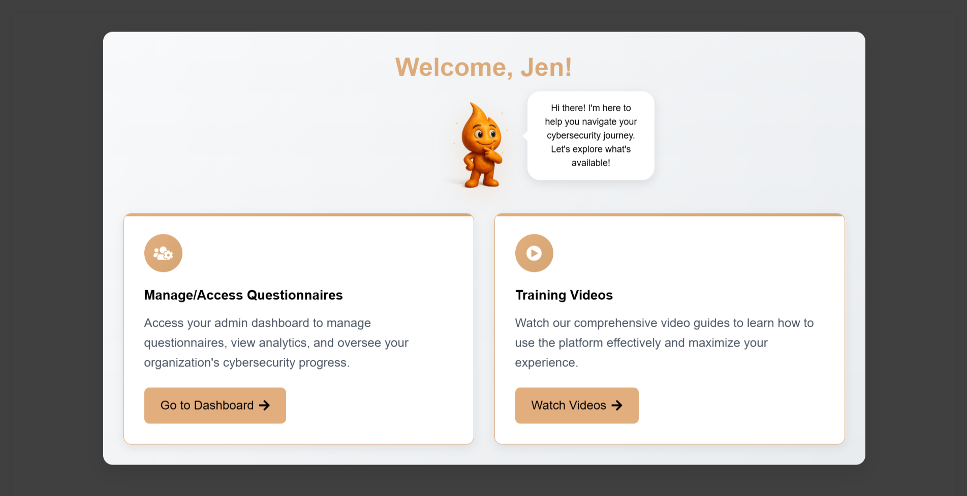 Welcome Screen